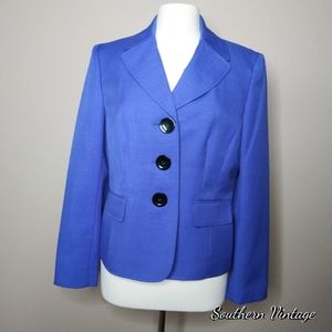 Kasper Blazer Navy Blue Size 12